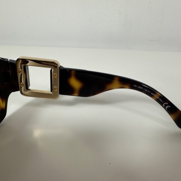 Jimmy Choo Tortoise Women's Brown Sunglasses - Picture 10 of 13